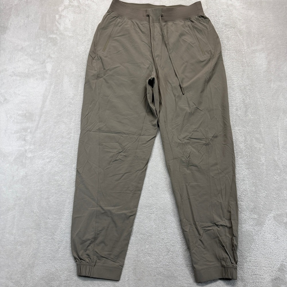 Lululemon Pants Womens 8 Align Super High Rise Joggers Olive Brown Nylon Stretch
